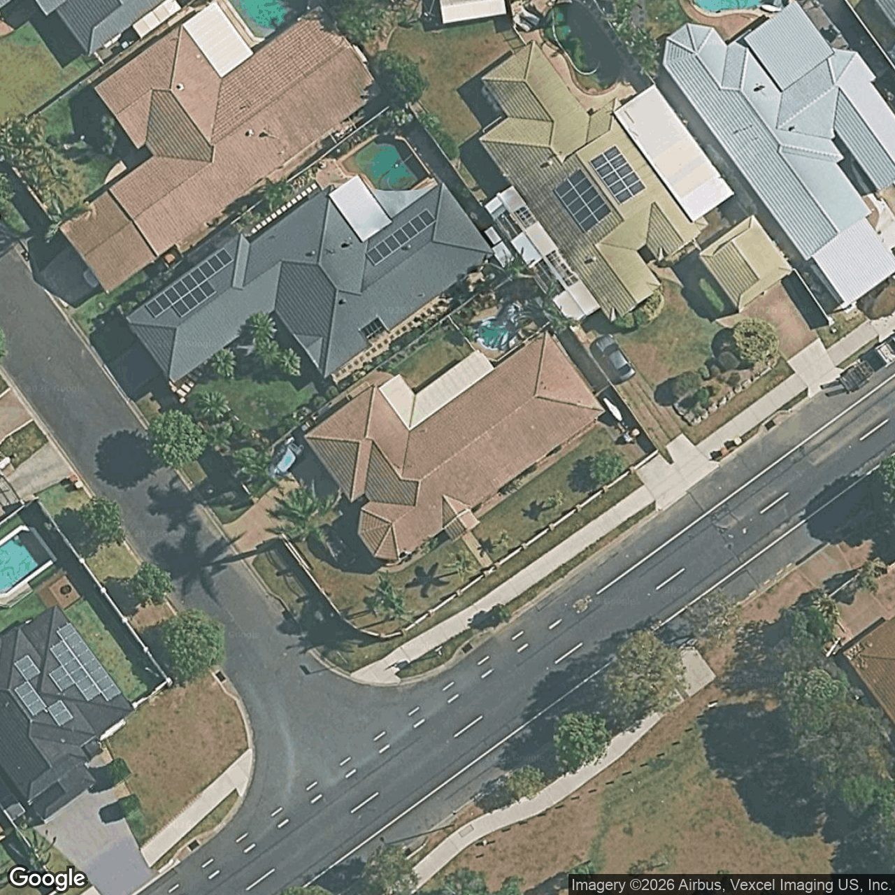 Aerial view of 79 Honeyeater Drive, Burleigh Waters QLD 4220