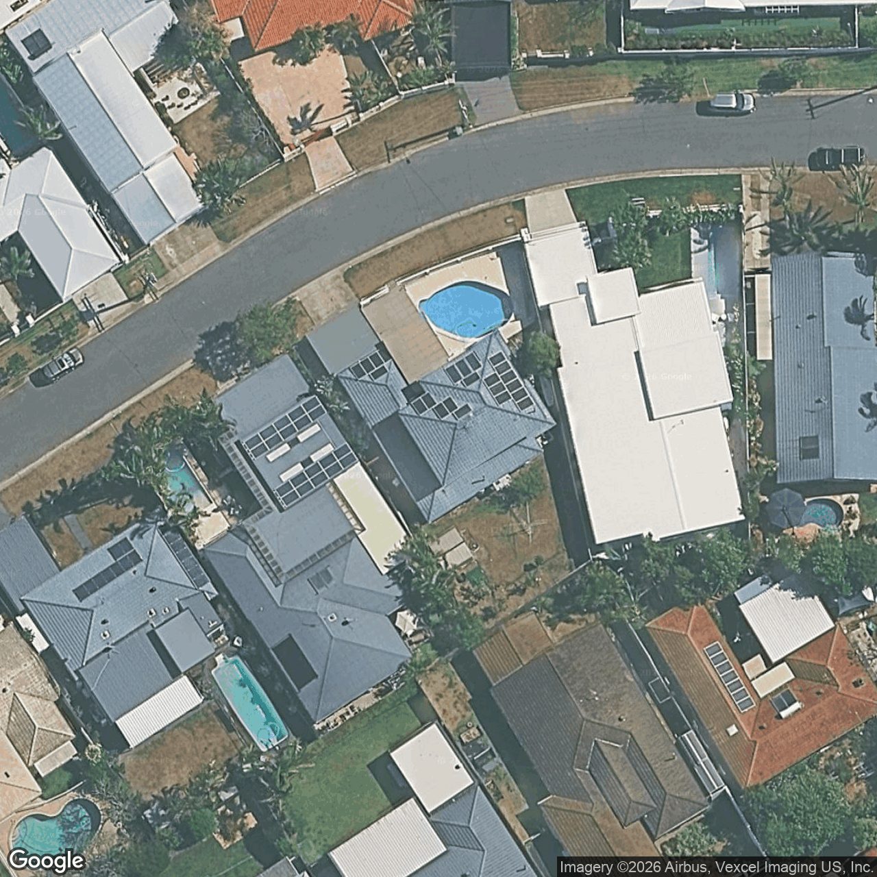 Aerial view of 6 Tern Drive, Burleigh Waters QLD 4220