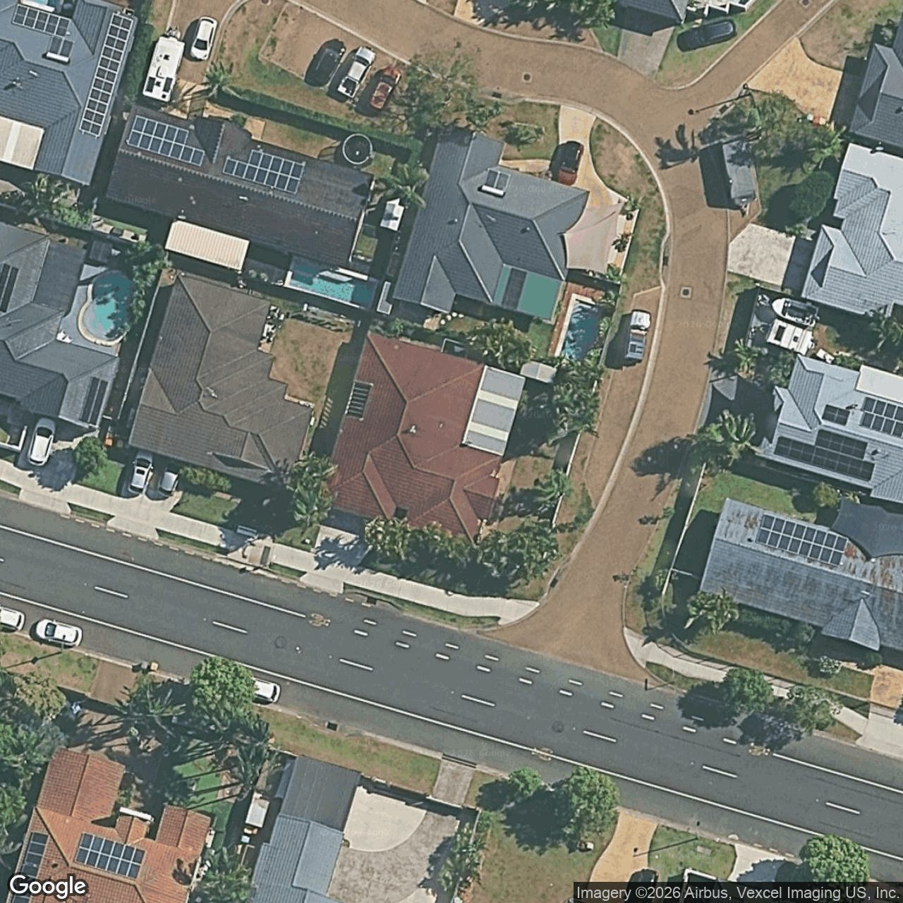 Aerial view of 113 Honeyeater Drive, Burleigh Waters QLD 4220