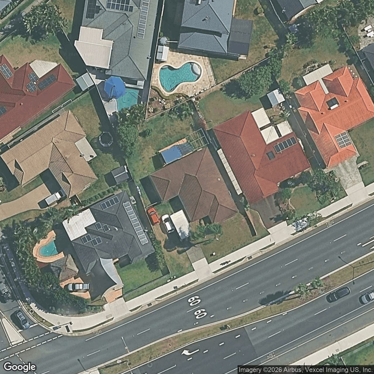 Aerial view of 191 Christine Avenue, Burleigh Waters QLD 4220