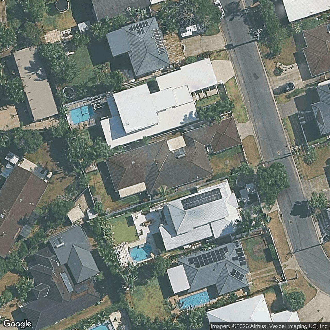 Aerial view of 47 Warrina Crescent, Burleigh Waters QLD 4220