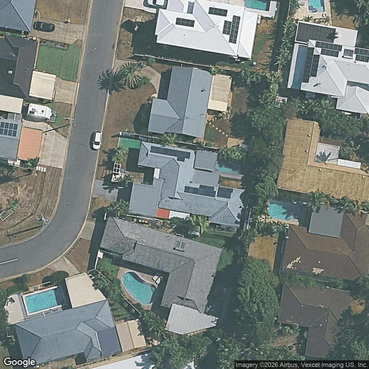 Aerial view of 5 Skua Street, Burleigh Waters QLD 4220