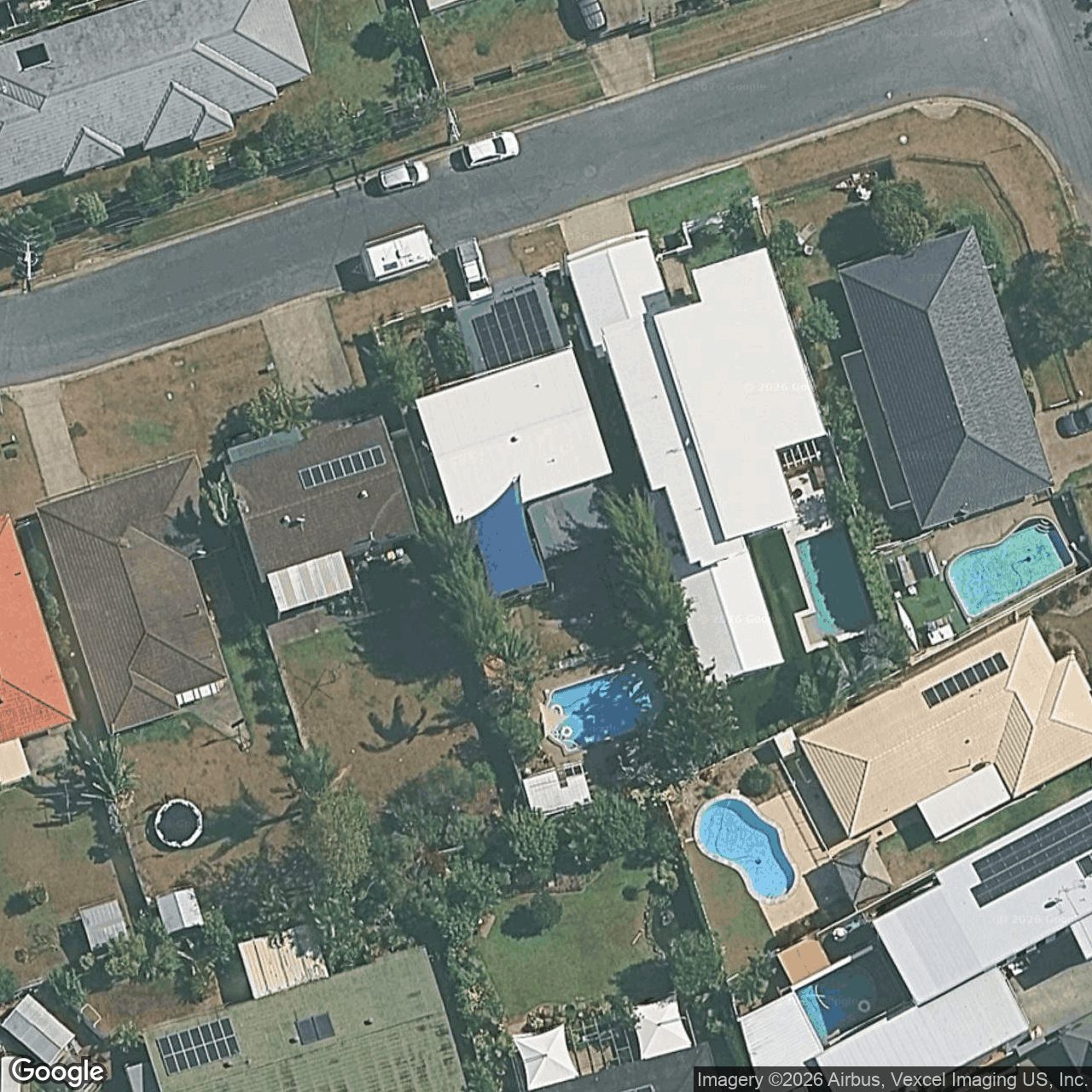 Aerial view of 61 Warrina Crescent, Burleigh Waters QLD 4220