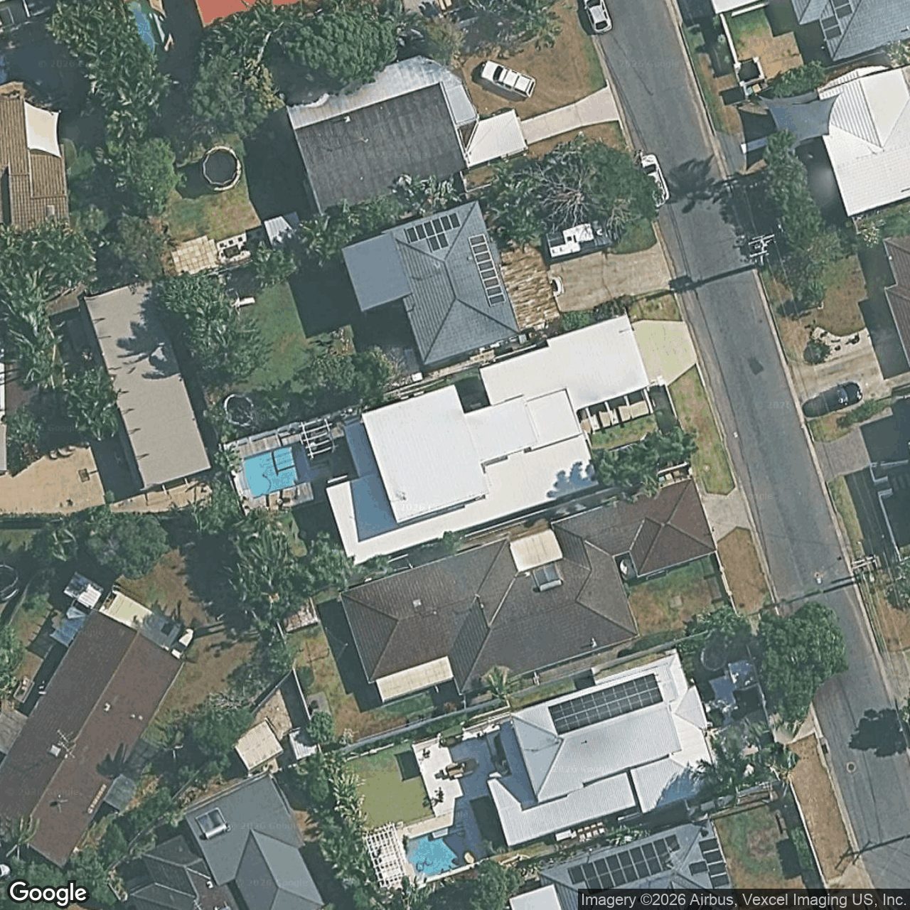 Aerial view of 45 Warrina Crescent, Burleigh Waters QLD 4220