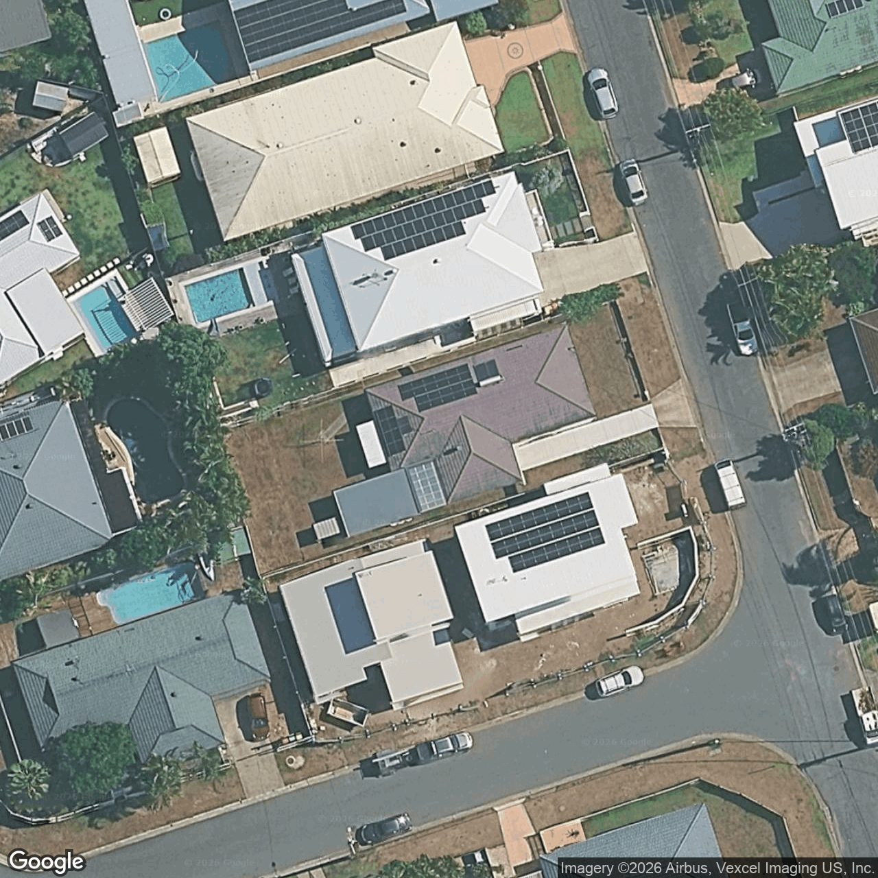 Aerial view of 33 Warrina Crescent, Burleigh Waters QLD 4220