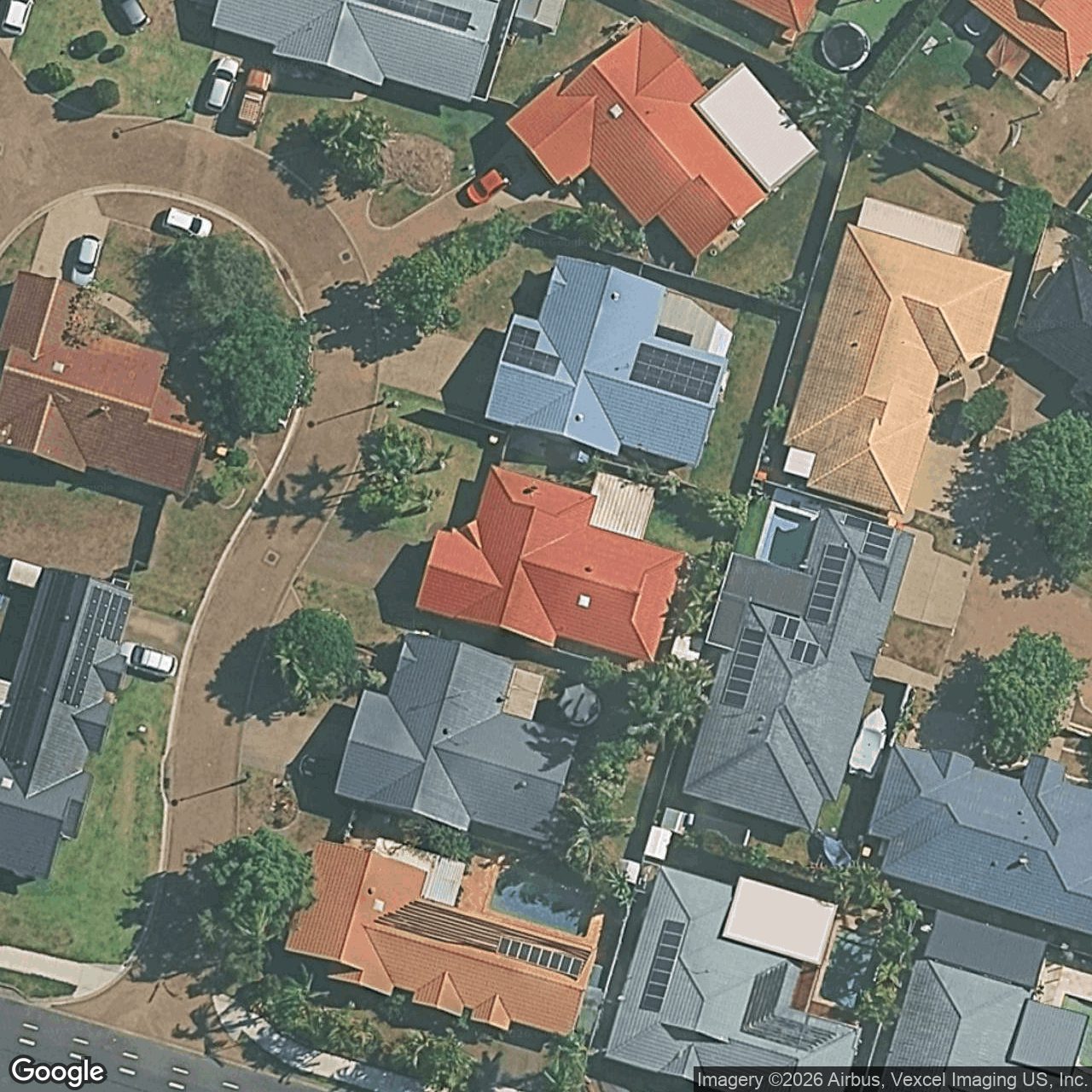 Aerial view of 5 Magpie Court, Burleigh Waters QLD 4220