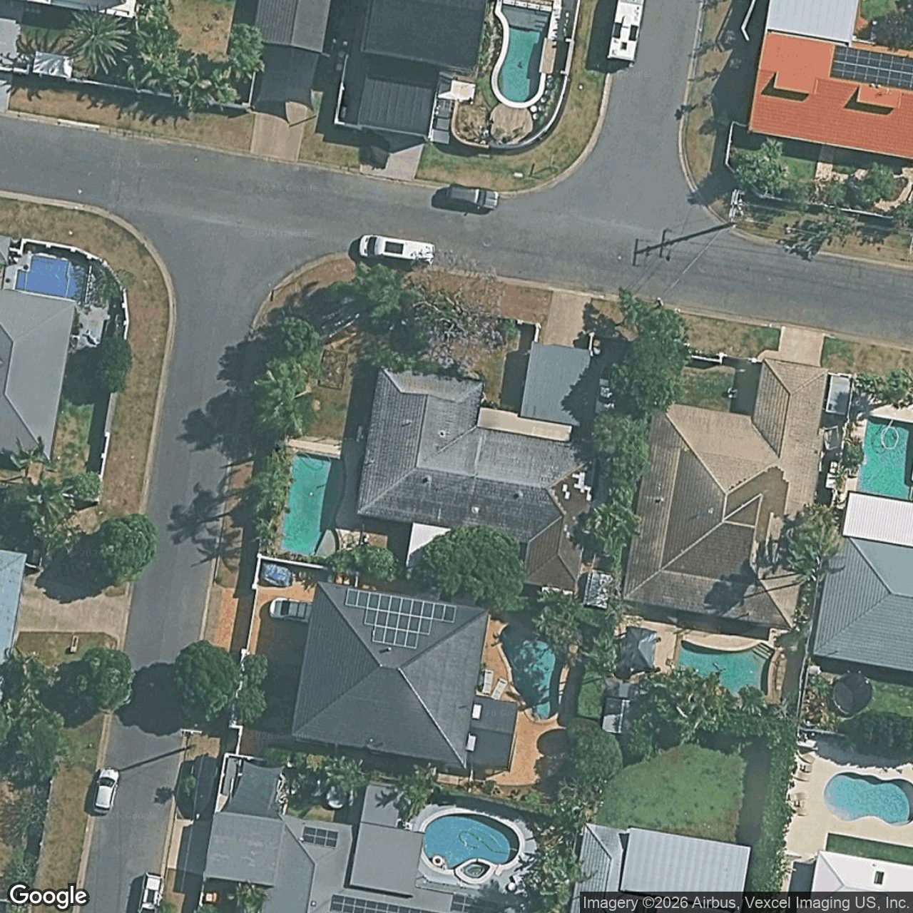 Aerial view of 13 Bluejay Street, Burleigh Waters QLD 4220