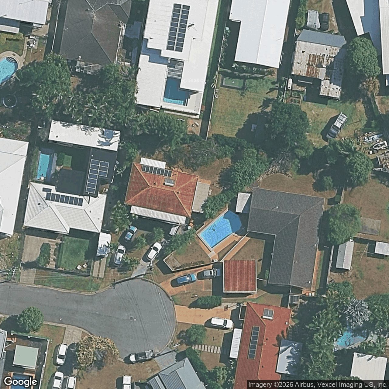 Aerial view of 70 Bluejay Street, Burleigh Waters QLD 4220