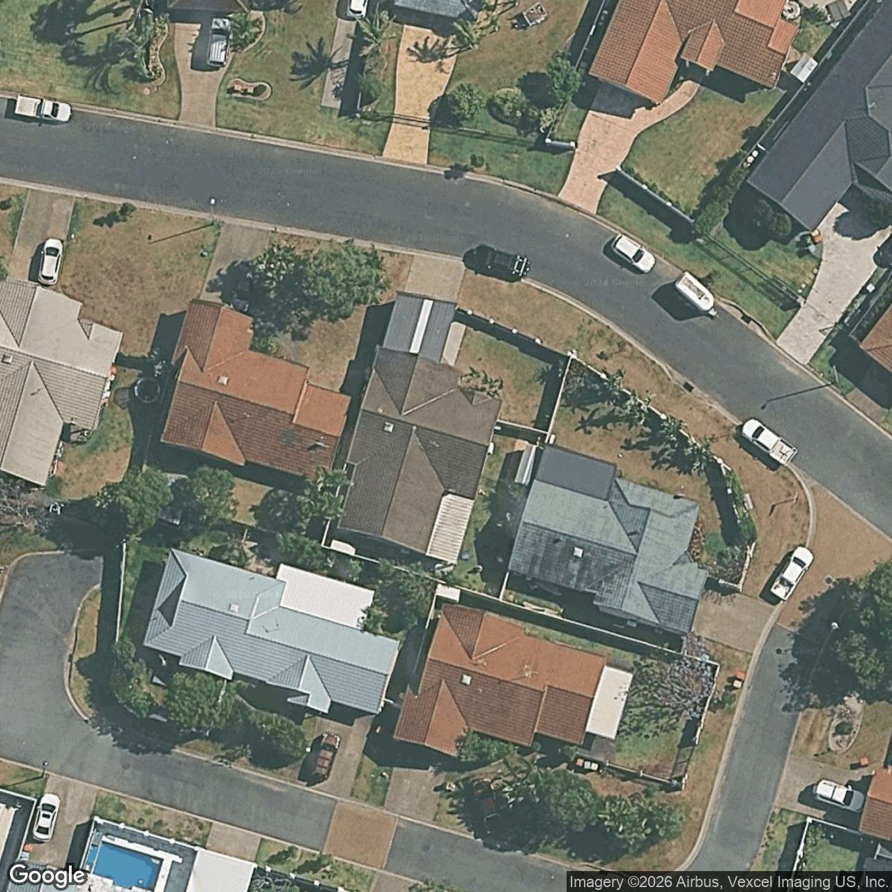 Aerial view of 8 Raven Parade, Burleigh Waters QLD 4220