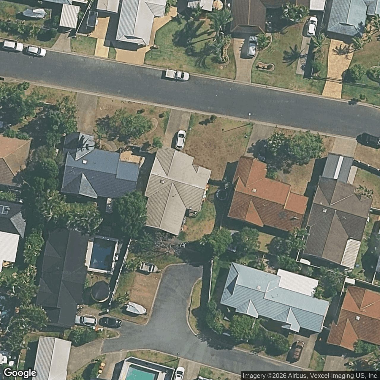 Aerial view of 12 Raven Parade, Burleigh Waters QLD 4220