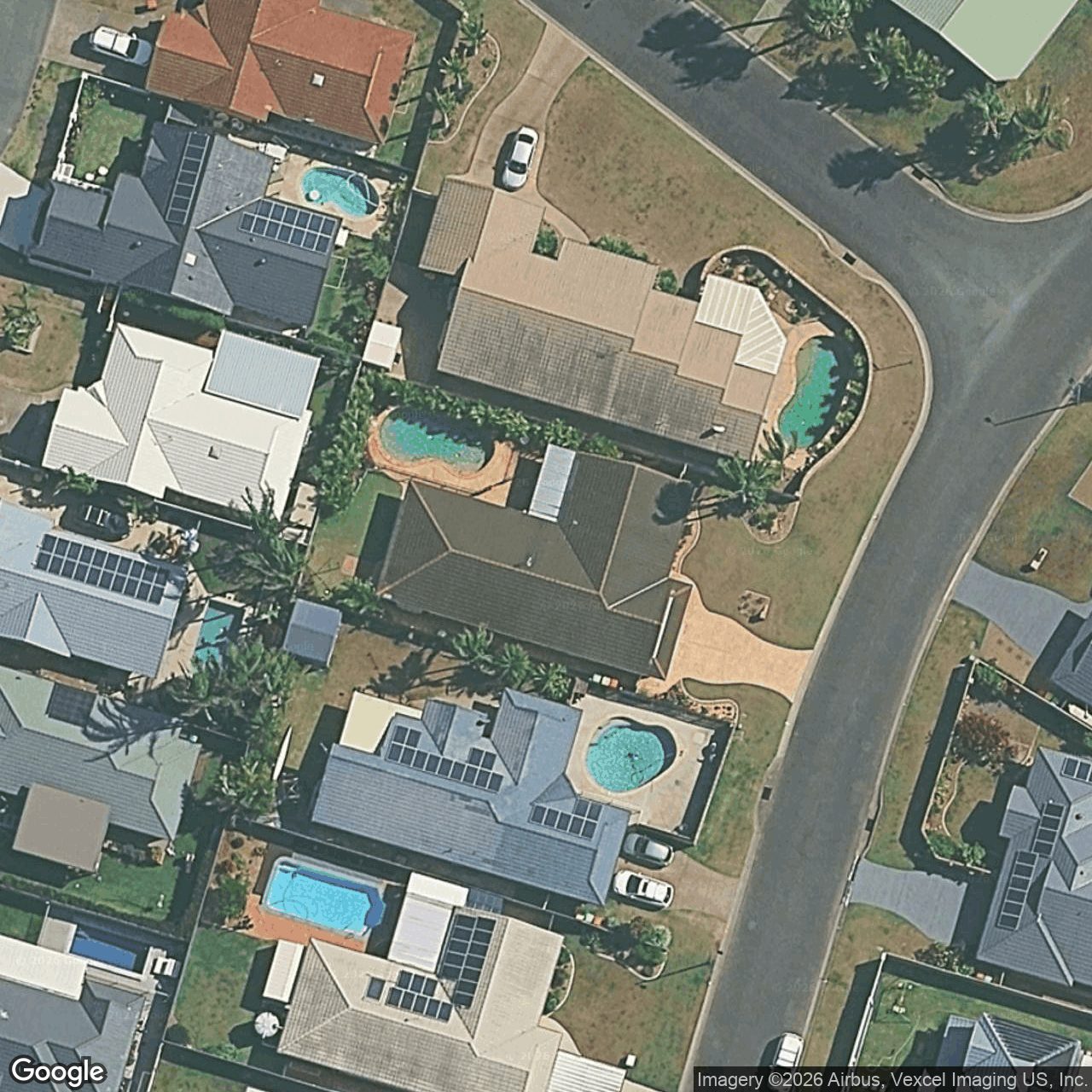 Aerial view of 12 Goldfinch Avenue, Burleigh Waters QLD 4220