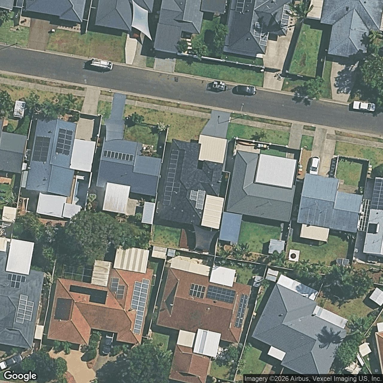 Aerial view of 55 Montezuma Drive, Burleigh Waters QLD 4220