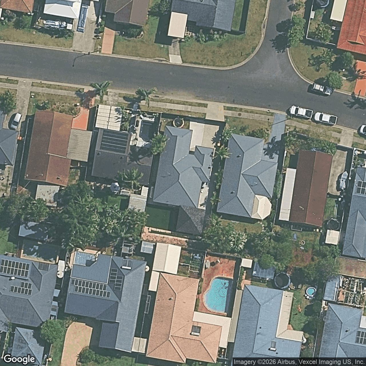 Aerial view of 11 Montezuma Drive, Burleigh Waters QLD 4220