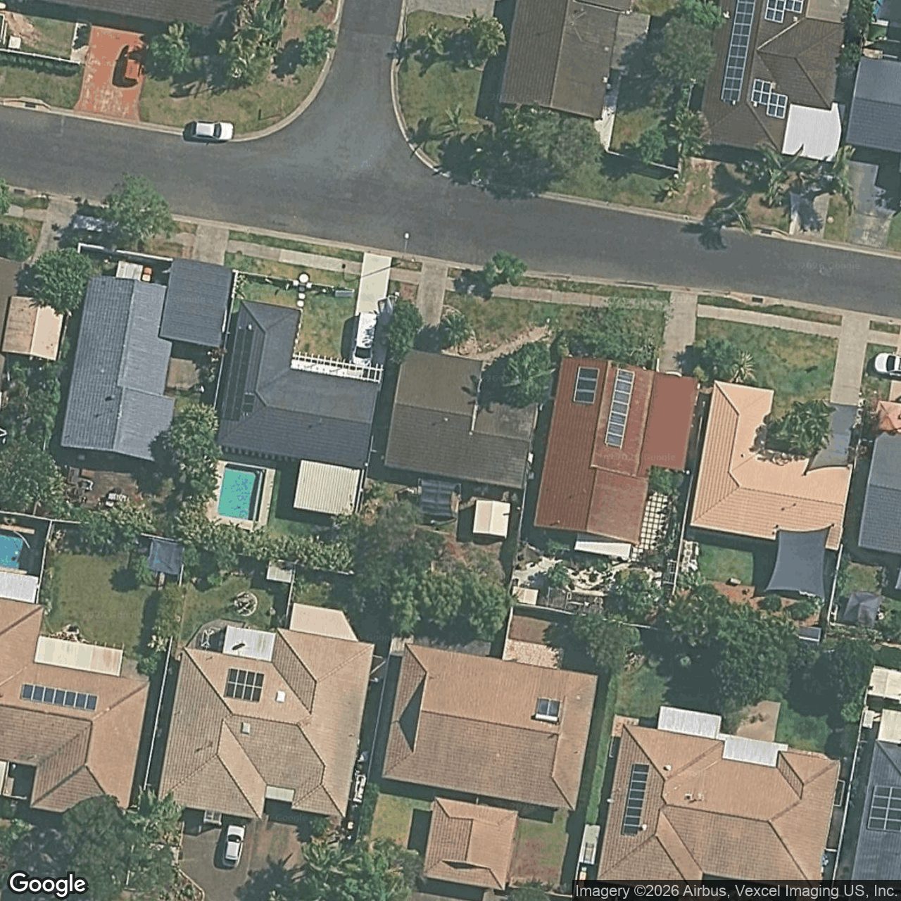 Aerial view of 43 Montezuma Drive, Burleigh Waters QLD 4220