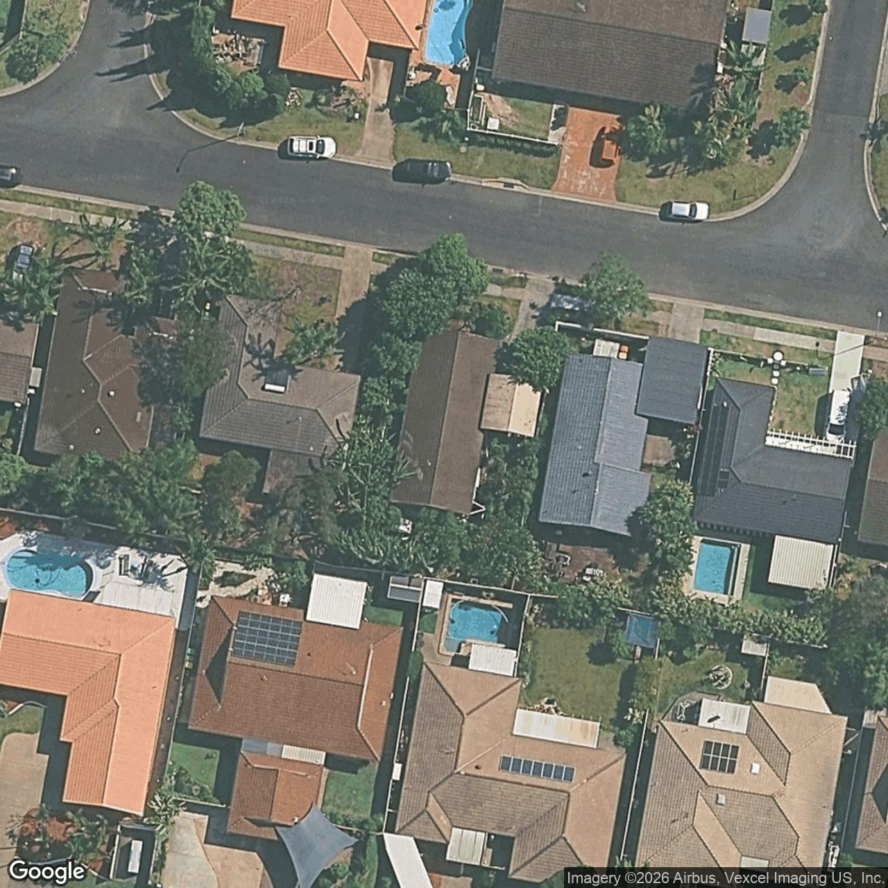 Aerial view of 37 Montezuma Drive, Burleigh Waters QLD 4220