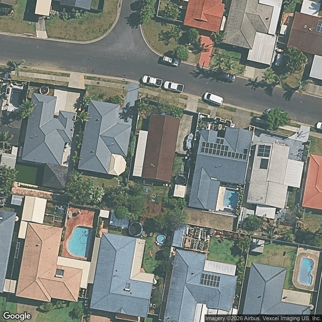 Aerial view of 15 Montezuma Drive, Burleigh Waters QLD 4220