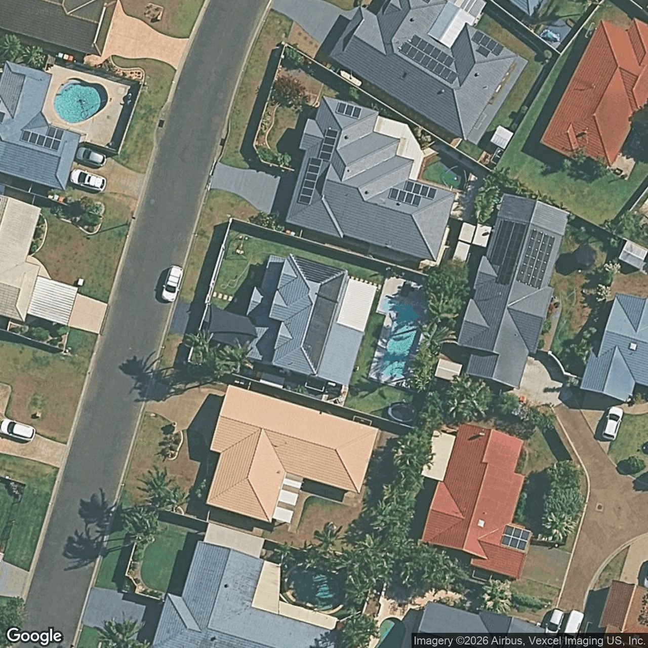Aerial view of 7 Goldfinch Avenue, Burleigh Waters QLD 4220