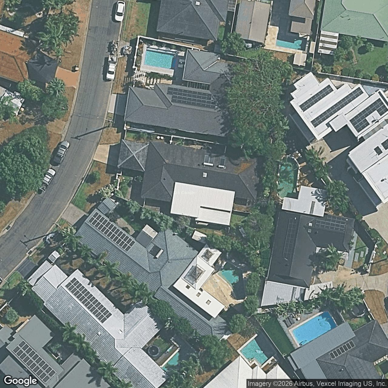 Aerial view of 20 Kingfisher Crescent, Burleigh Waters QLD 4220