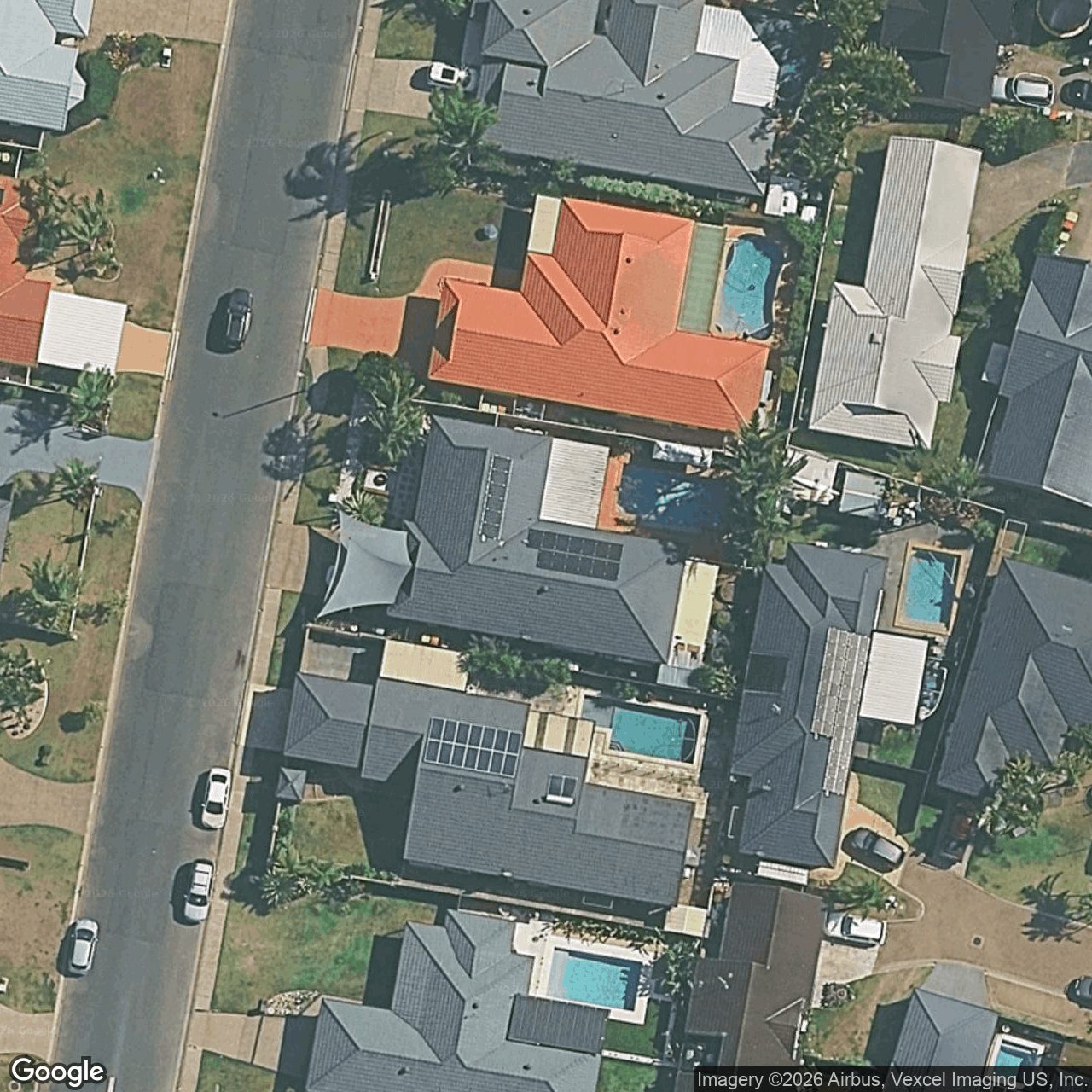 Aerial view of 86 Coronet Crescent, Burleigh Waters QLD 4220