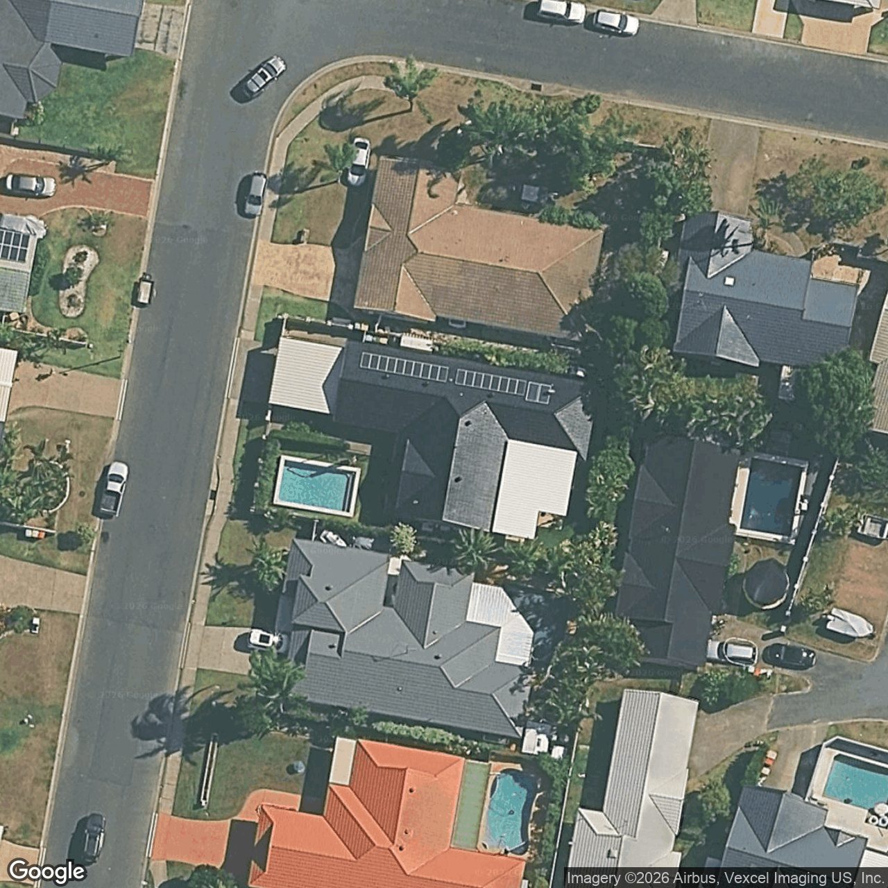 Aerial view of 80 Coronet Crescent, Burleigh Waters QLD 4220