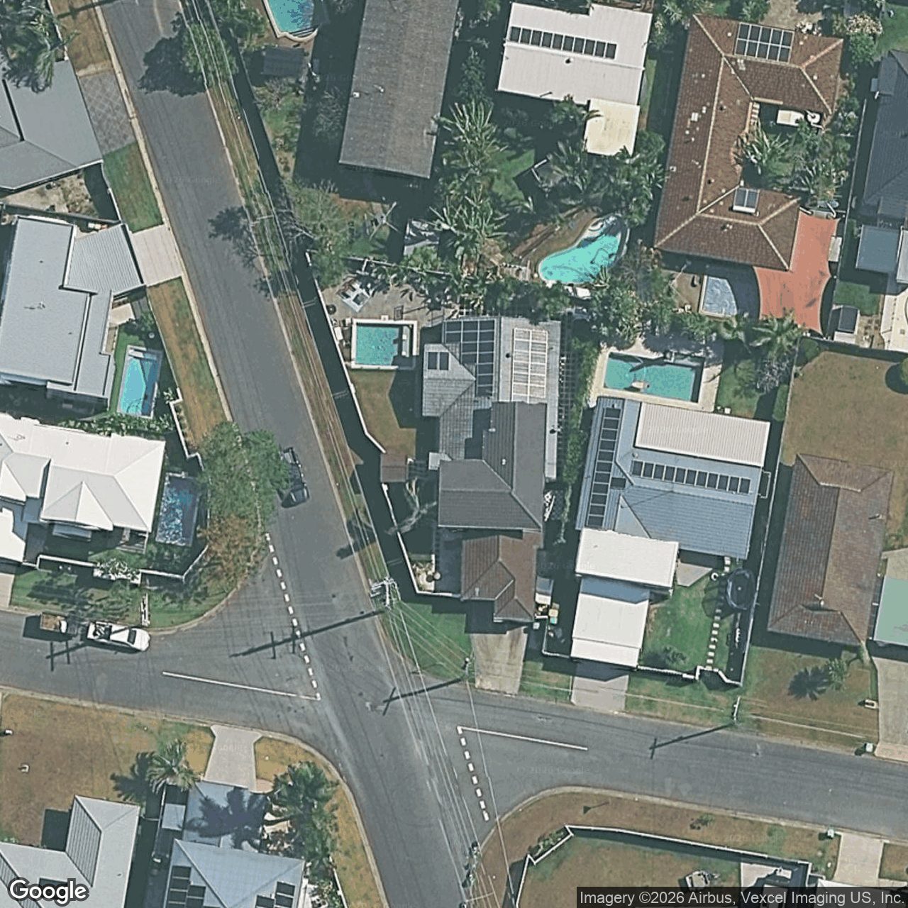 Aerial view of 7 Egret Avenue, Burleigh Waters QLD 4220