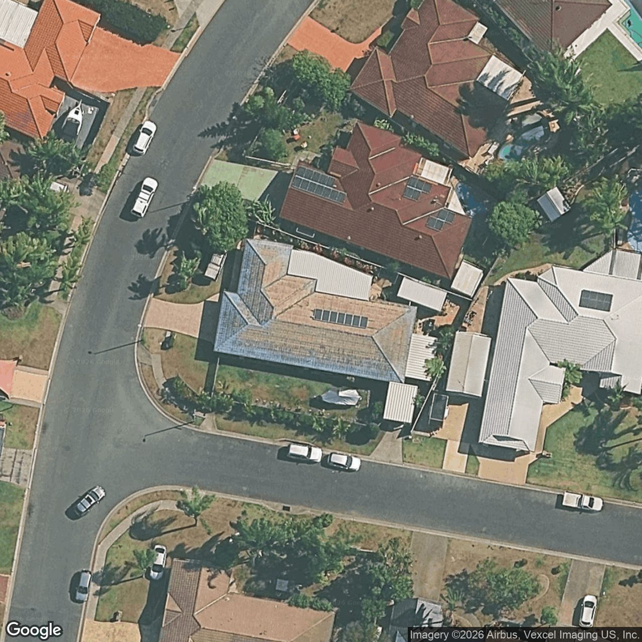 Aerial view of 74 Coronet Crescent, Burleigh Waters QLD 4220