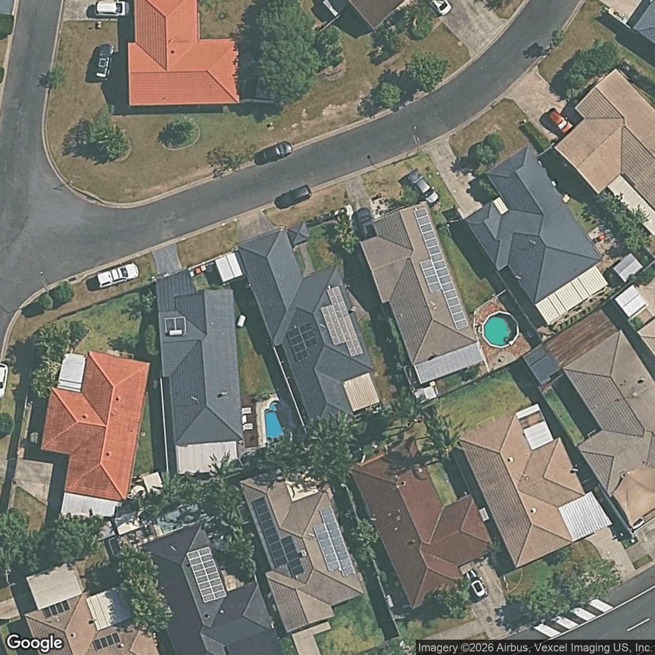 Aerial view of 5 Sonama Court, Burleigh Waters QLD 4220