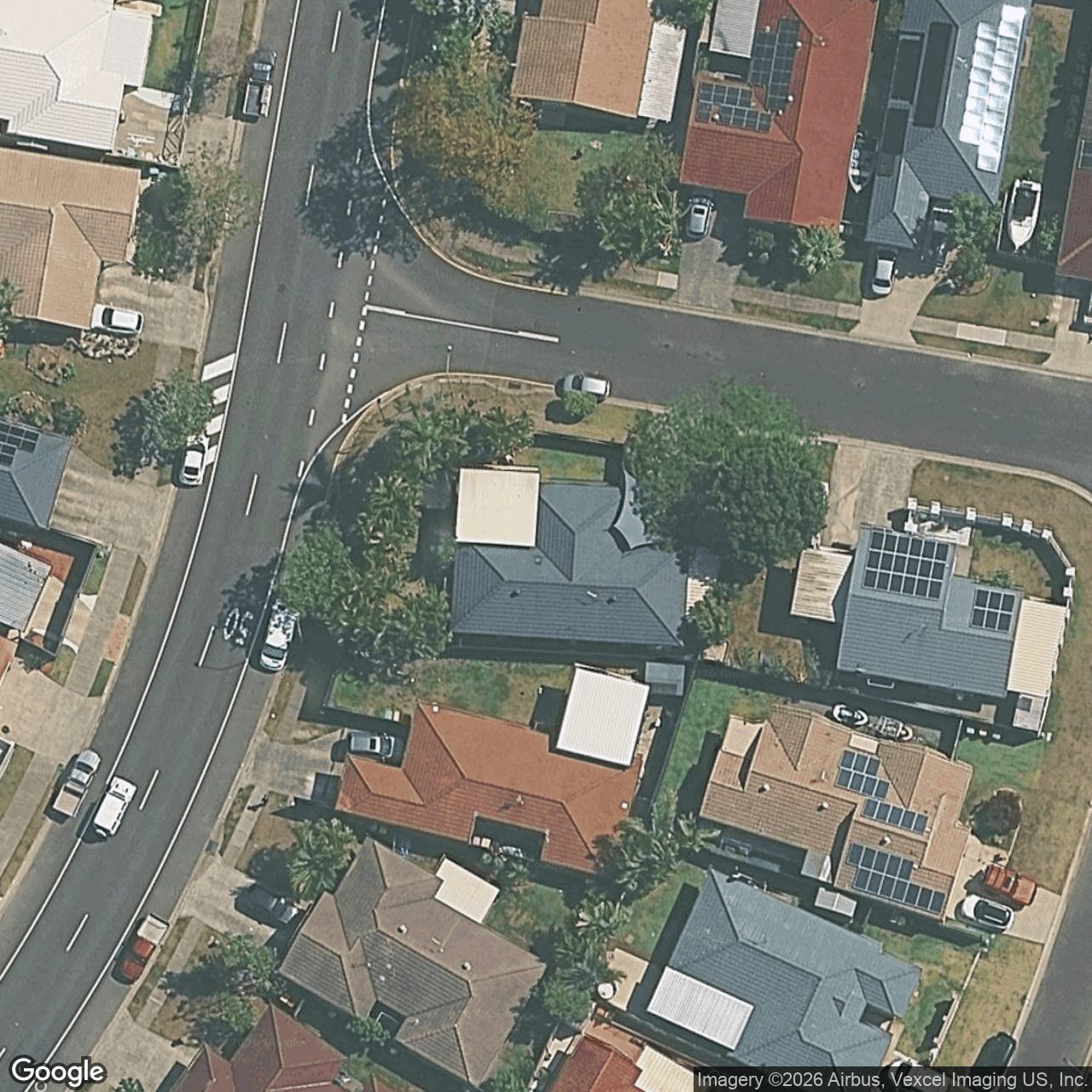Aerial view of 1 Mojave Drive, Burleigh Waters QLD 4220