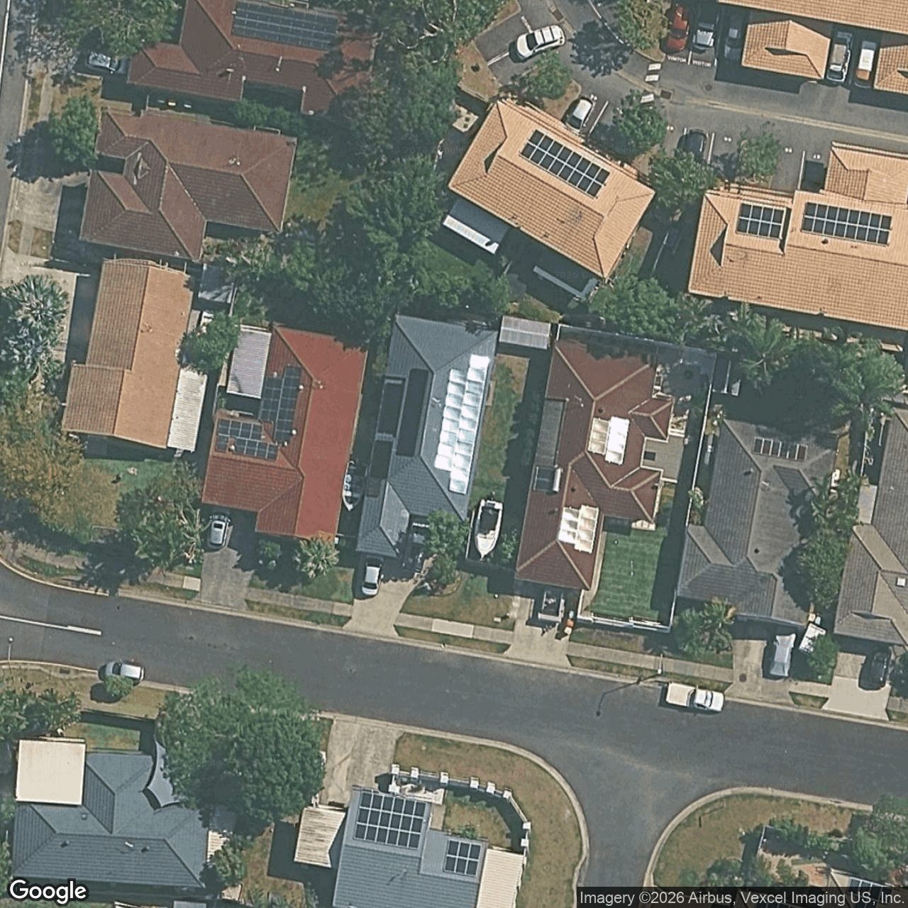 Aerial view of 6 Mojave Drive, Burleigh Waters QLD 4220