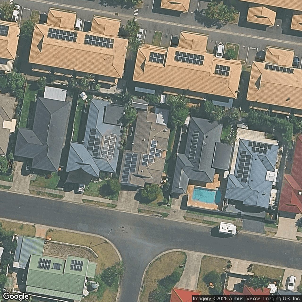 Aerial view of 18 Mojave Drive, Burleigh Waters QLD 4220