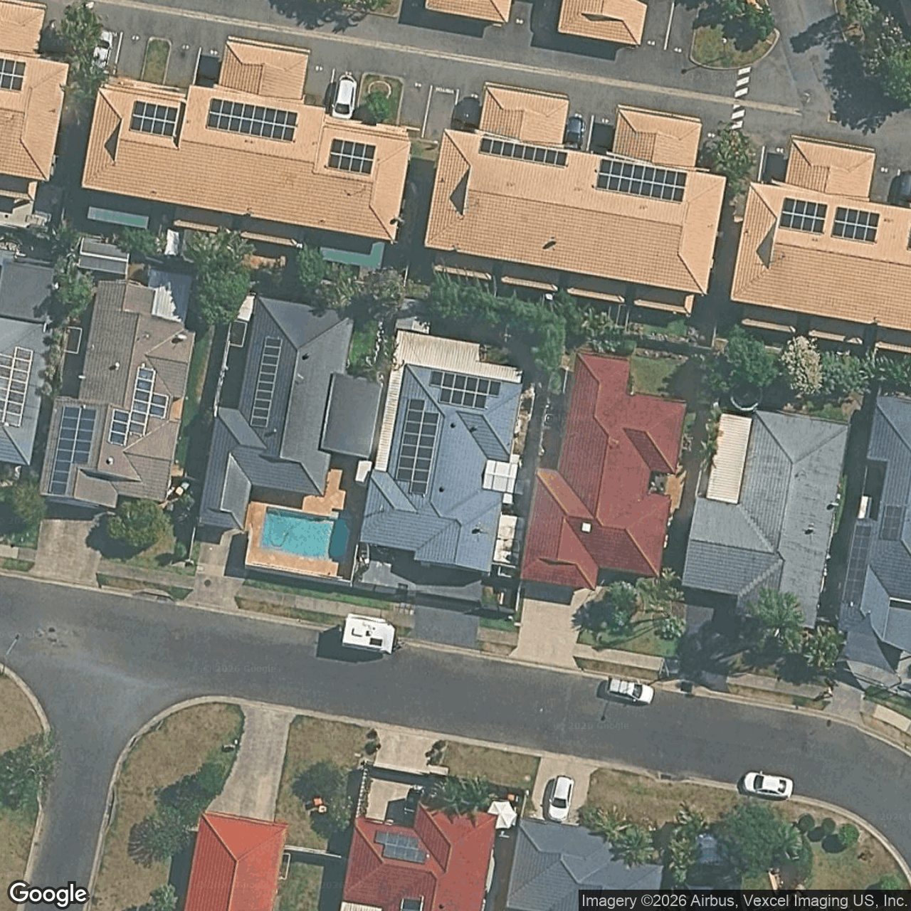 Aerial view of 22 Mojave Drive, Burleigh Waters QLD 4220