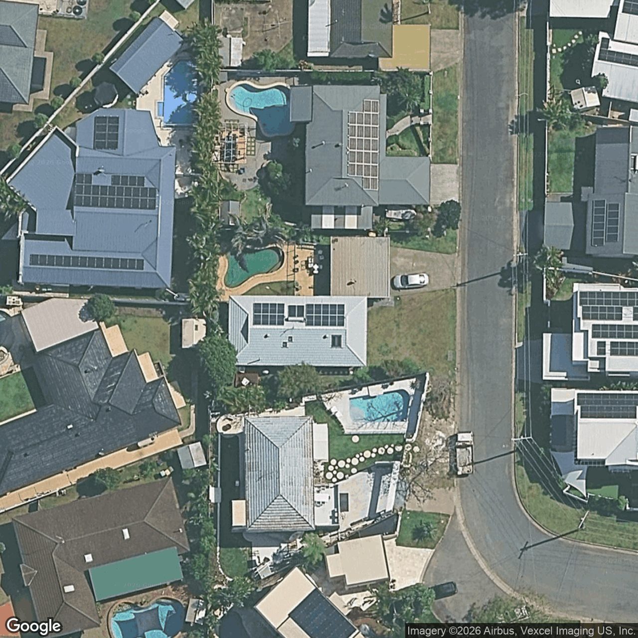 Aerial view of 4 Barwon Street, Burleigh Waters QLD 4220