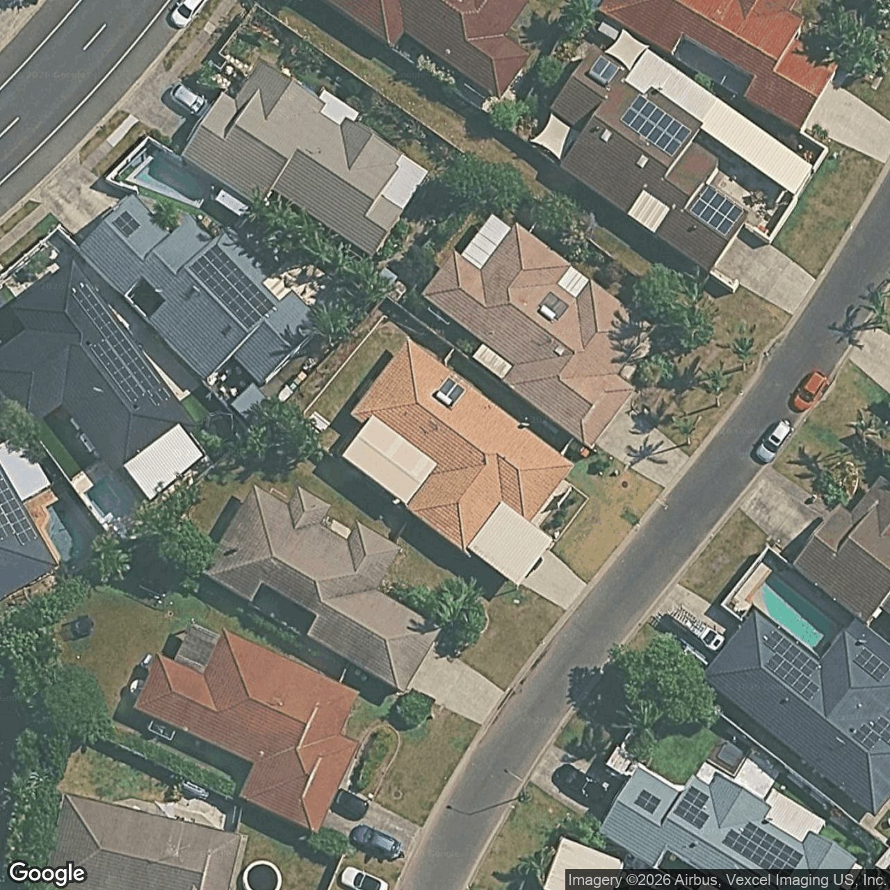 Aerial view of 18 Ballerina Street, Burleigh Waters QLD 4220