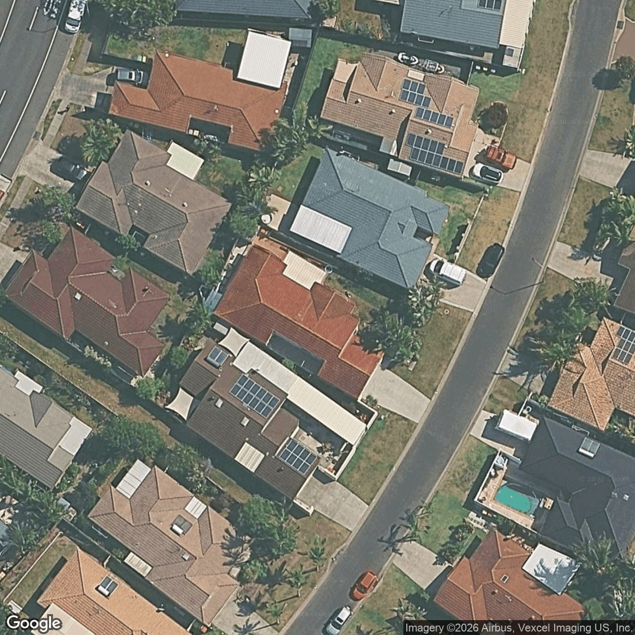 Aerial view of 24 Ballerina Street, Burleigh Waters QLD 4220