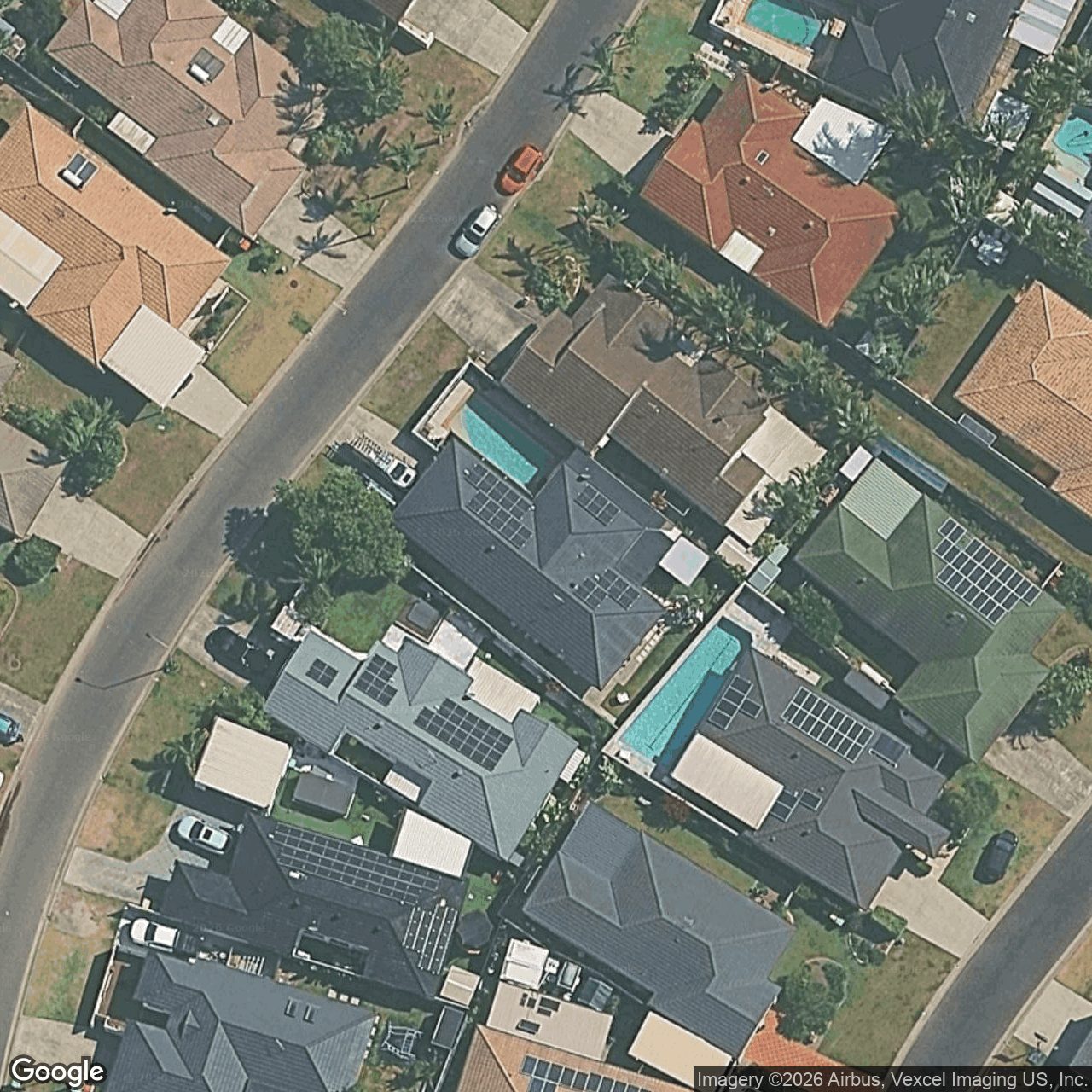Aerial view of 15 Ballerina Street, Burleigh Waters QLD 4220