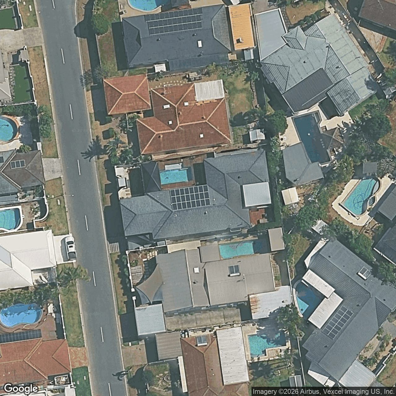 Aerial view of 43 Jabiru Avenue, Burleigh Waters QLD 4220