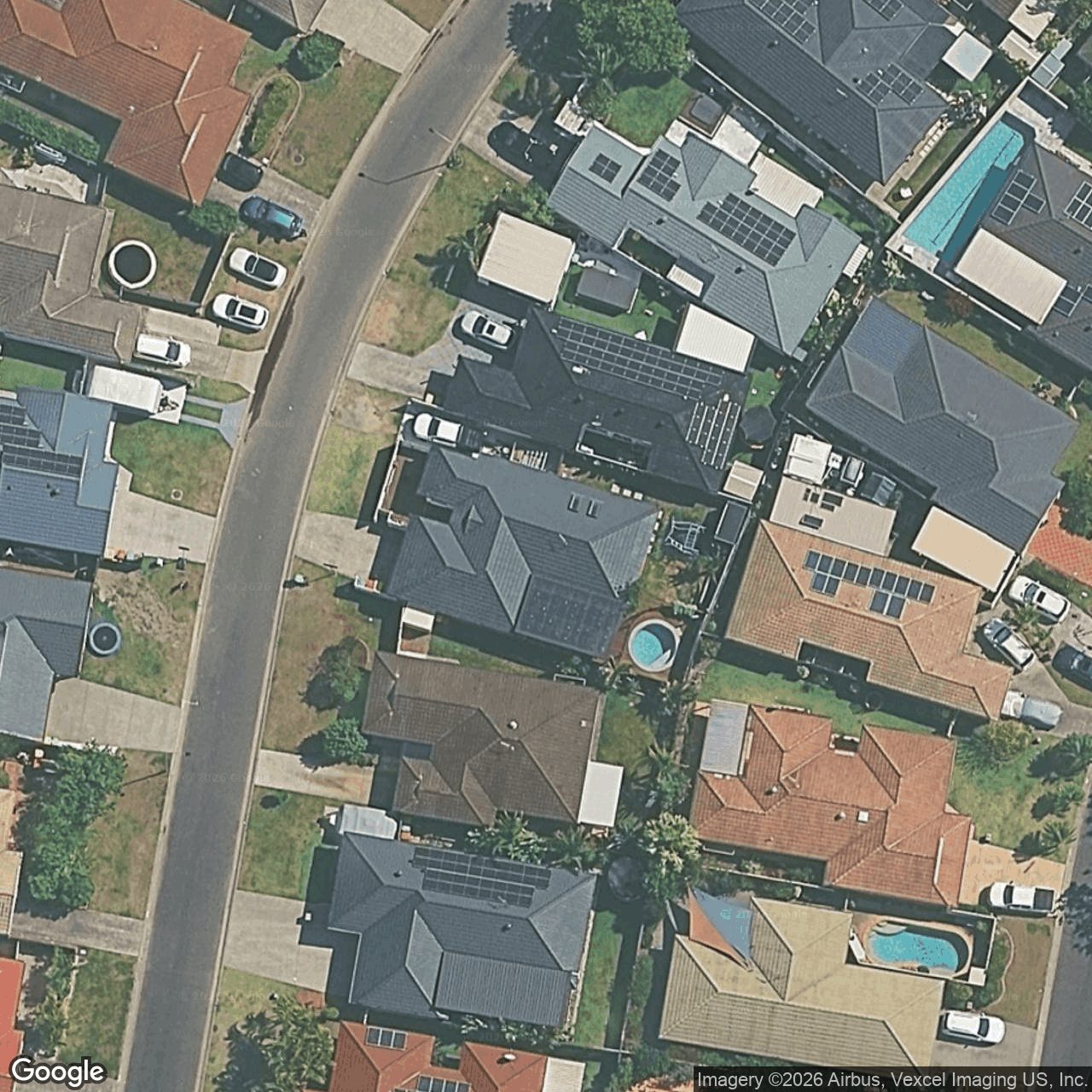 Aerial view of 9 Ballerina Street, Burleigh Waters QLD 4220