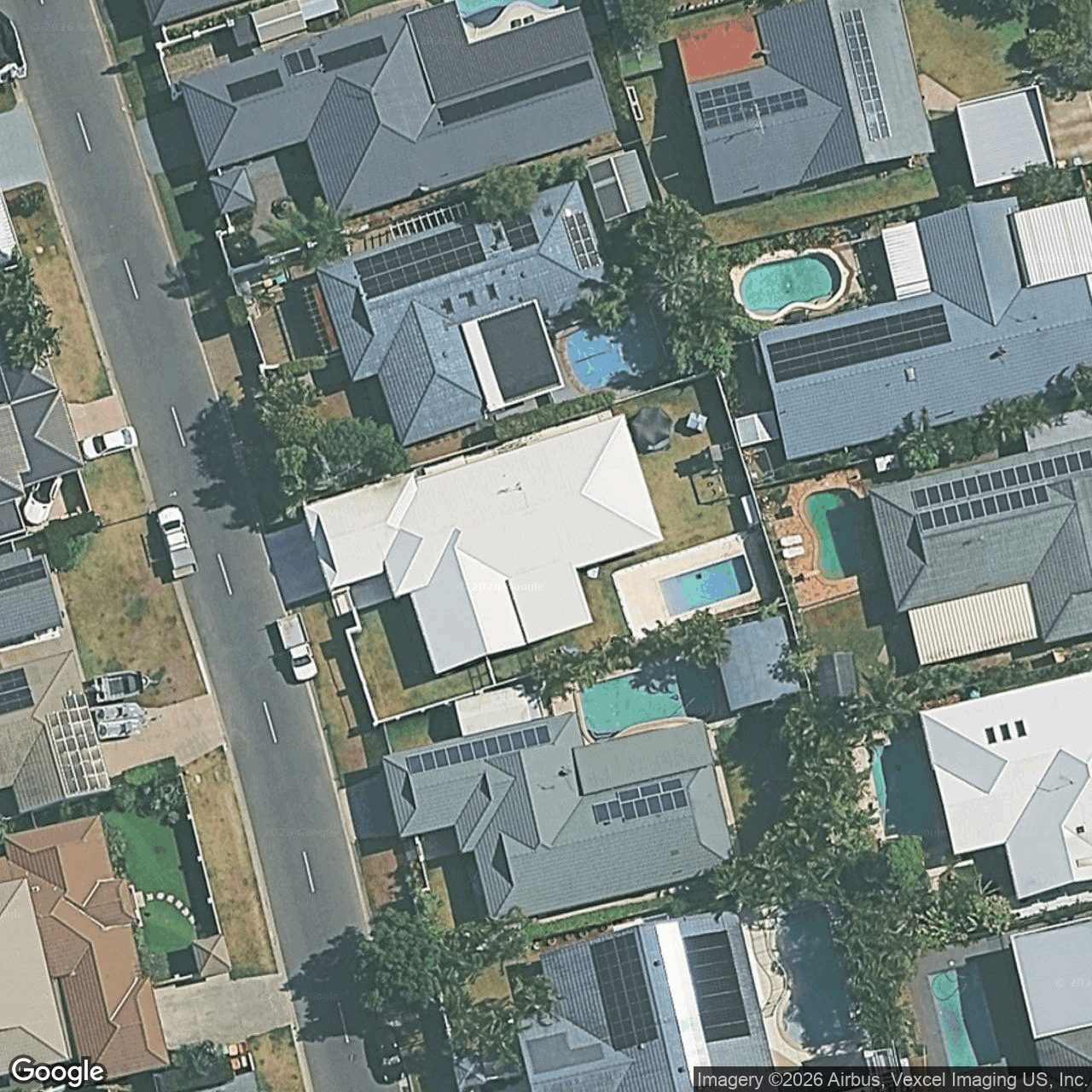 Aerial view of 65 Jabiru Avenue, Burleigh Waters QLD 4220