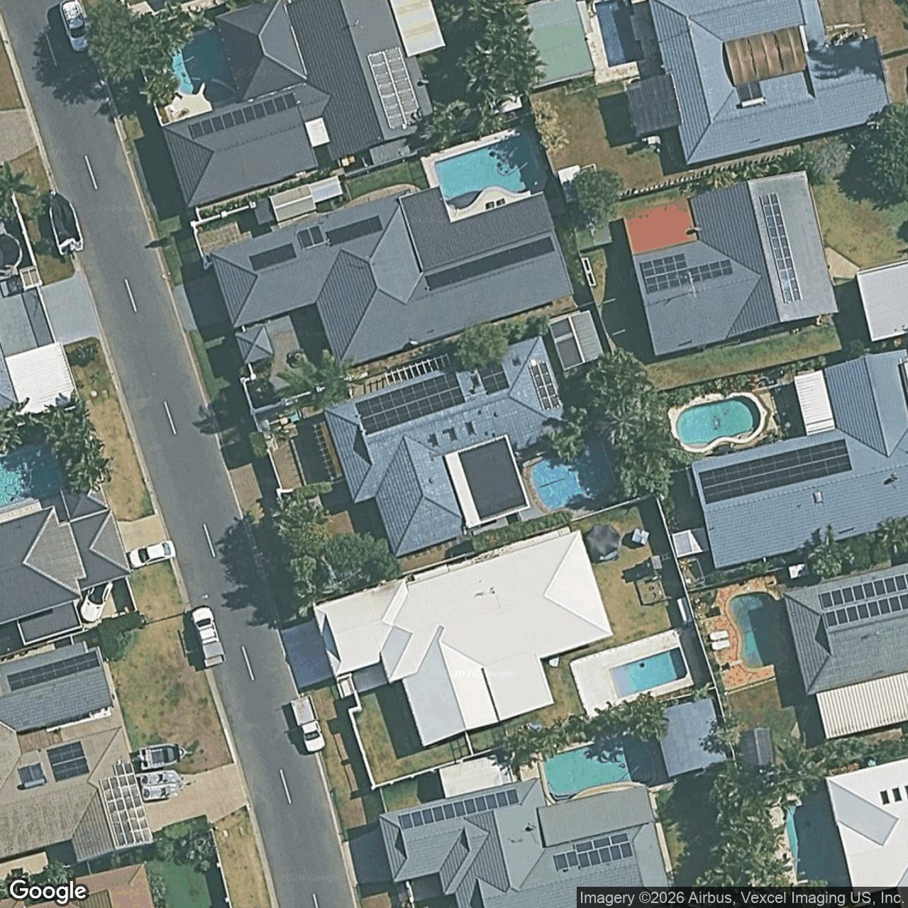 Aerial view of 67 Jabiru Avenue, Burleigh Waters QLD 4220