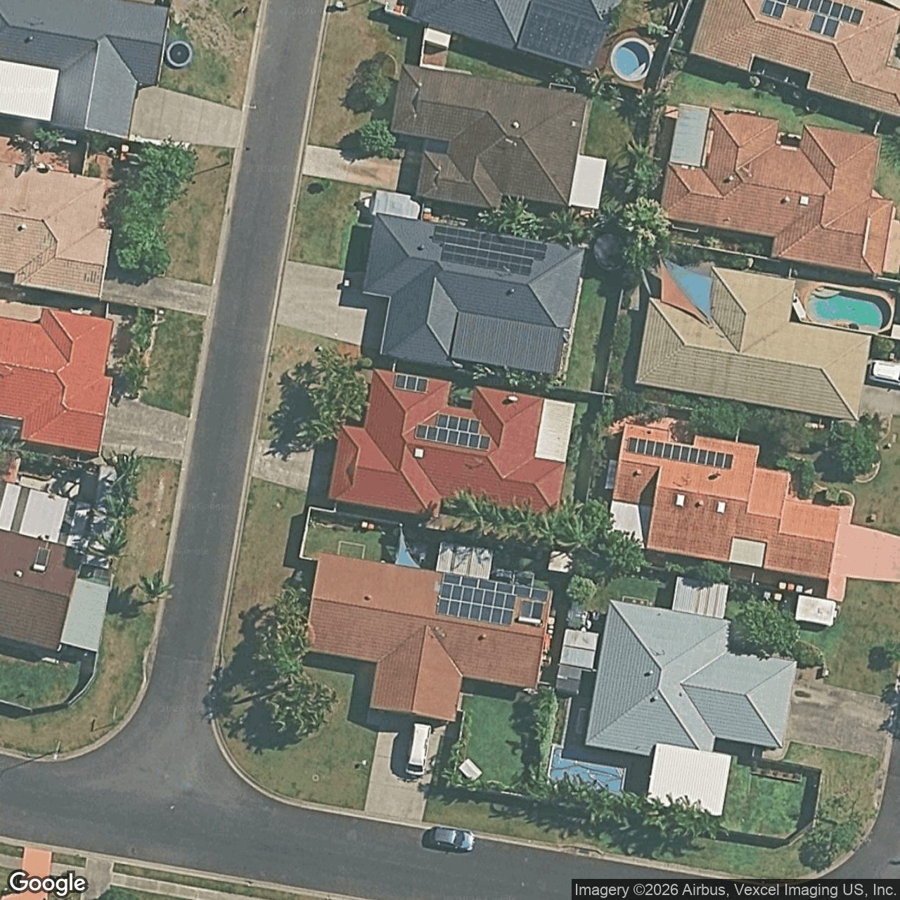 Aerial view of 3 Ballerina Street, Burleigh Waters QLD 4220