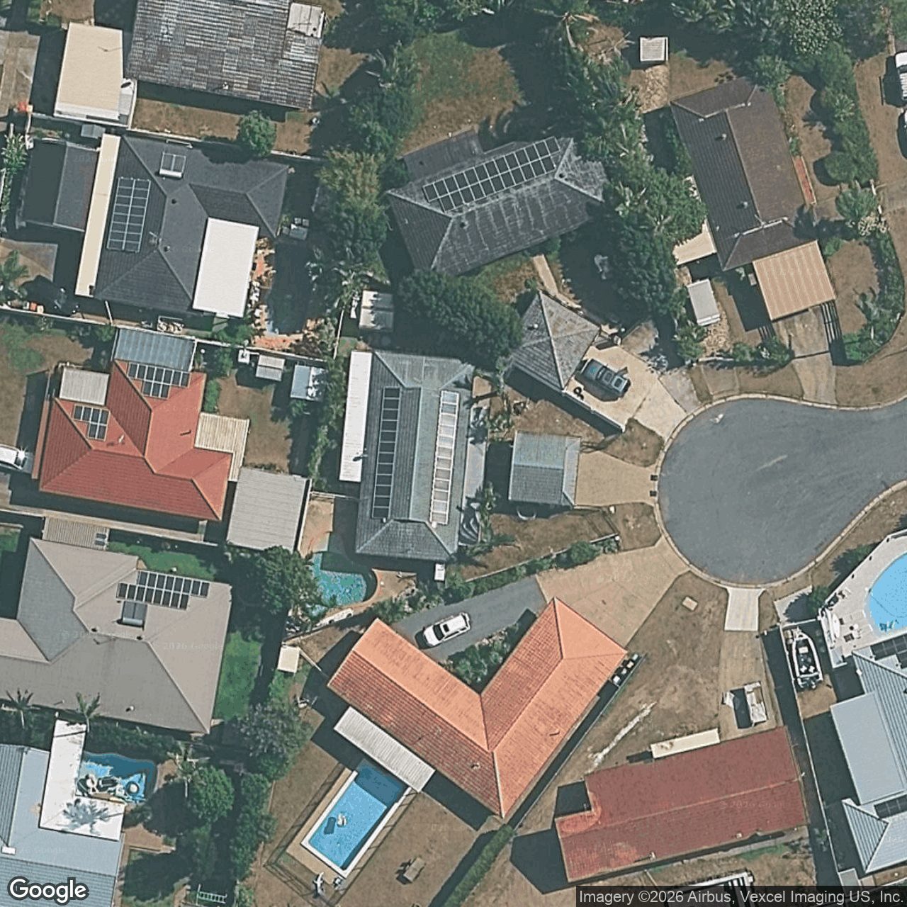 Aerial view of 5 Carib Court, Burleigh Waters QLD 4220