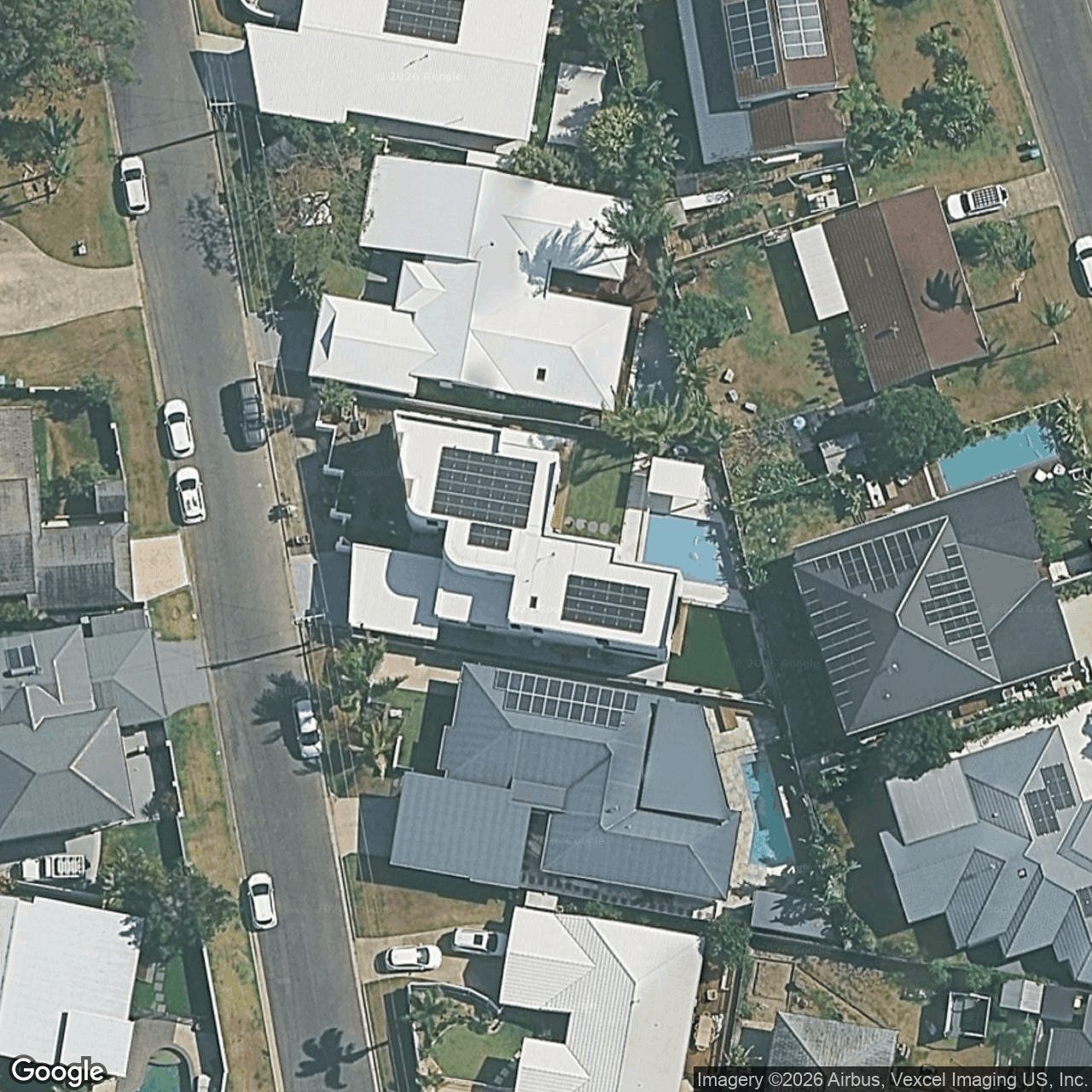 Aerial view of 5 Maitland Street, Burleigh Waters QLD 4220