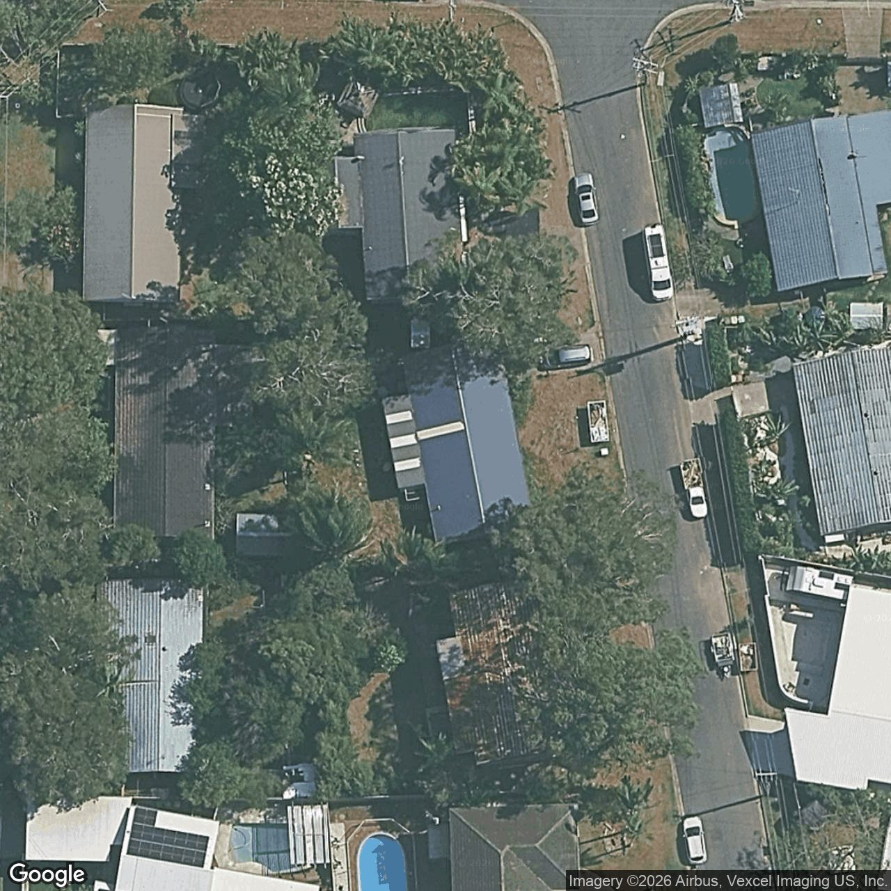 Aerial view of 12 Maitland Street, Burleigh Waters QLD 4220