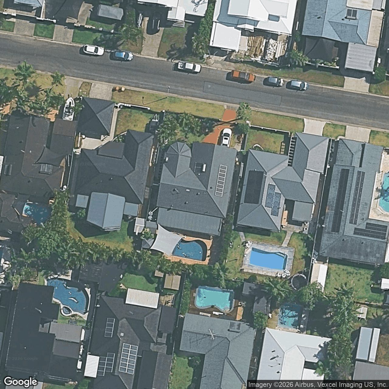 Aerial view of 22 Dabchick Drive, Burleigh Waters QLD 4220