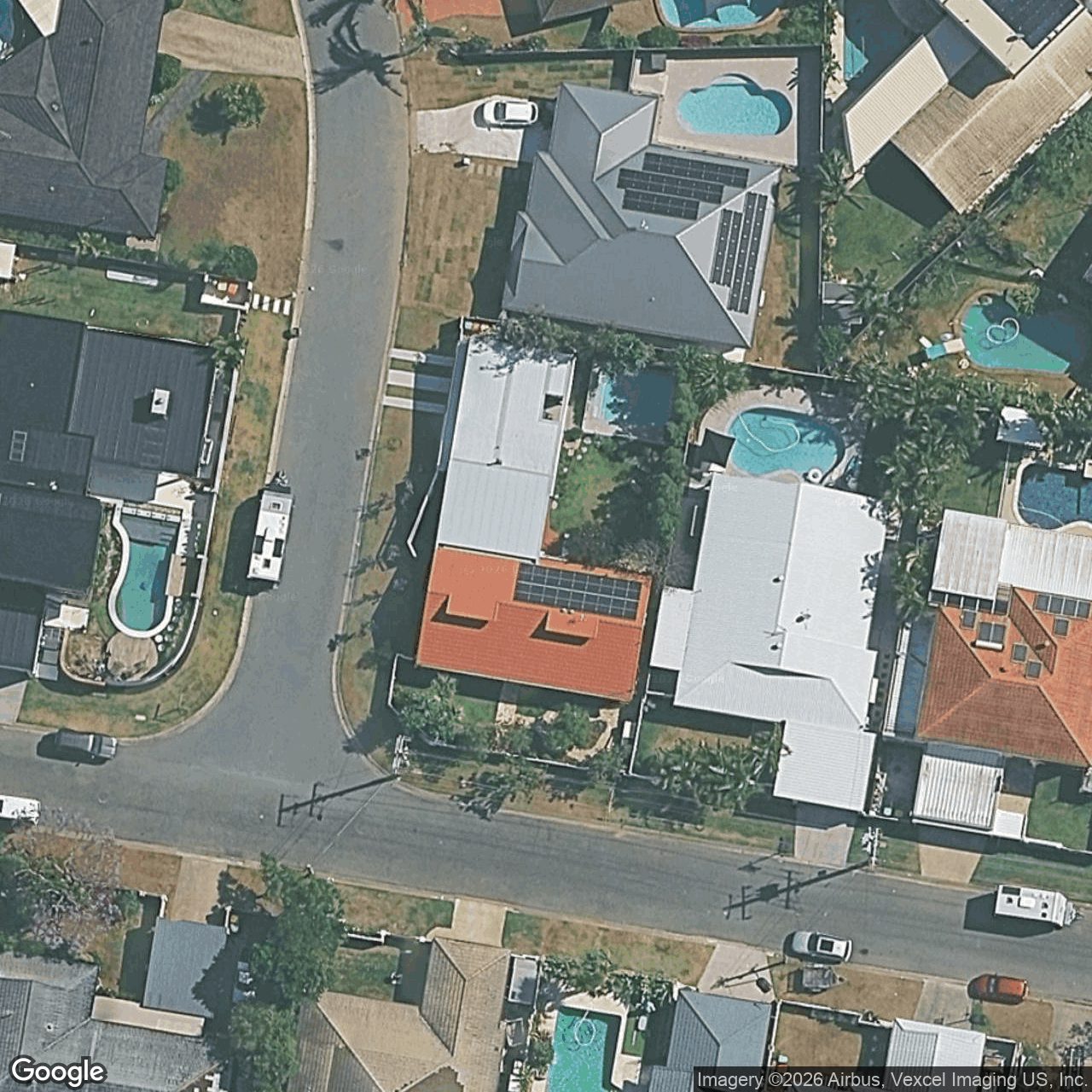 Aerial view of 24 Bluejay Street, Burleigh Waters QLD 4220