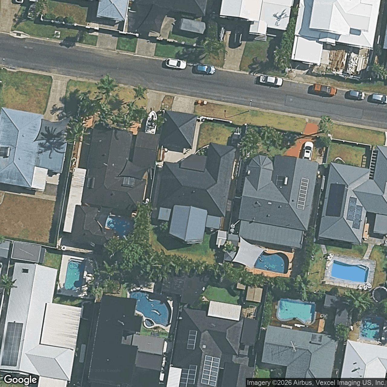 Aerial view of 24 Dabchick Drive, Burleigh Waters QLD 4220