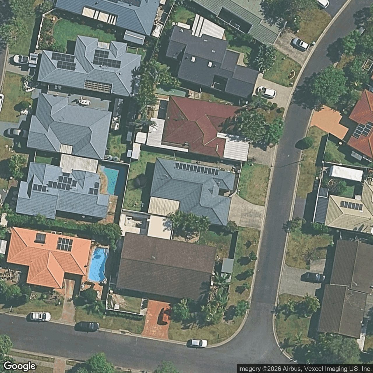 Aerial view of 4 Nozomi Street, Burleigh Waters QLD 4220
