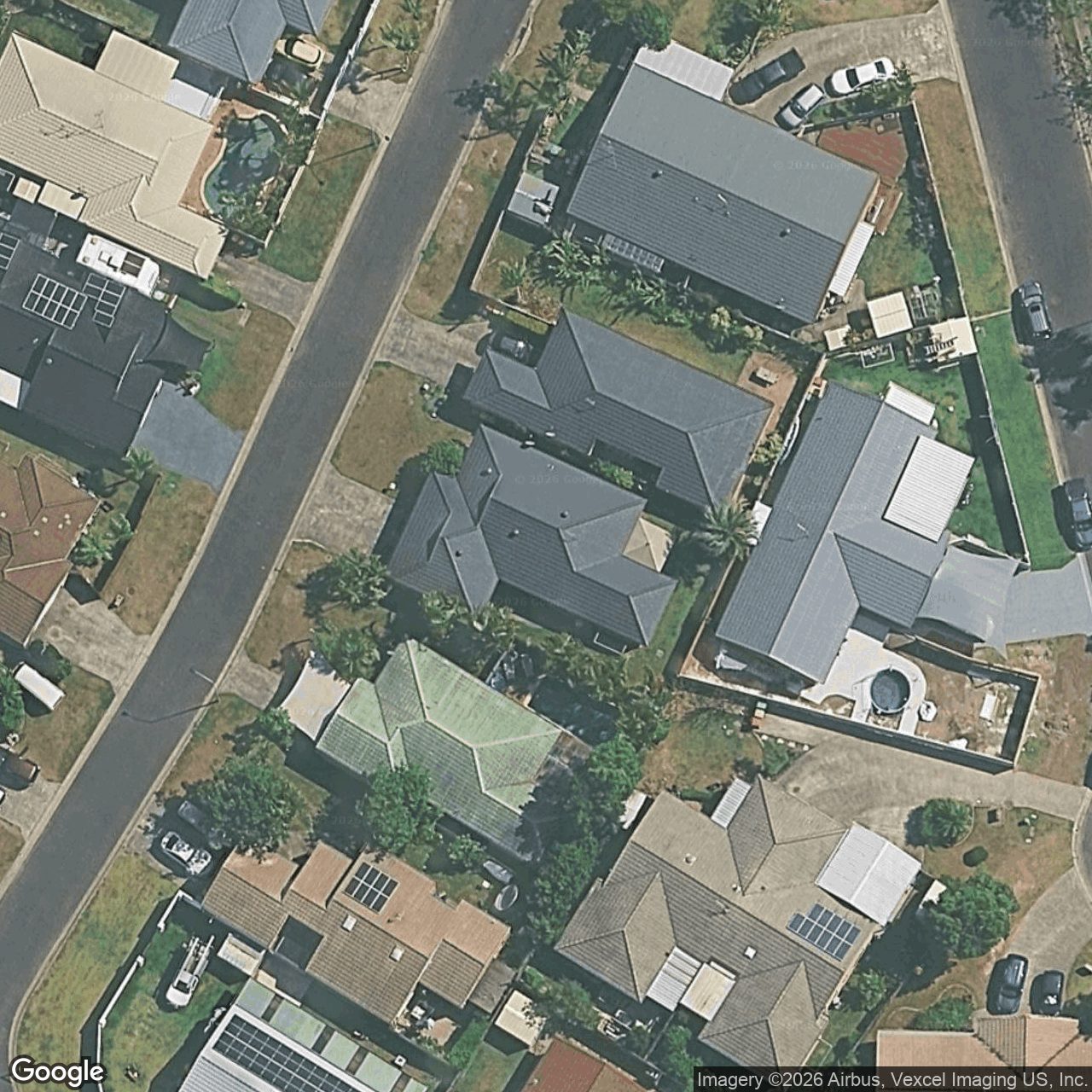 Aerial view of 15 Nozomi Street, Burleigh Waters QLD 4220