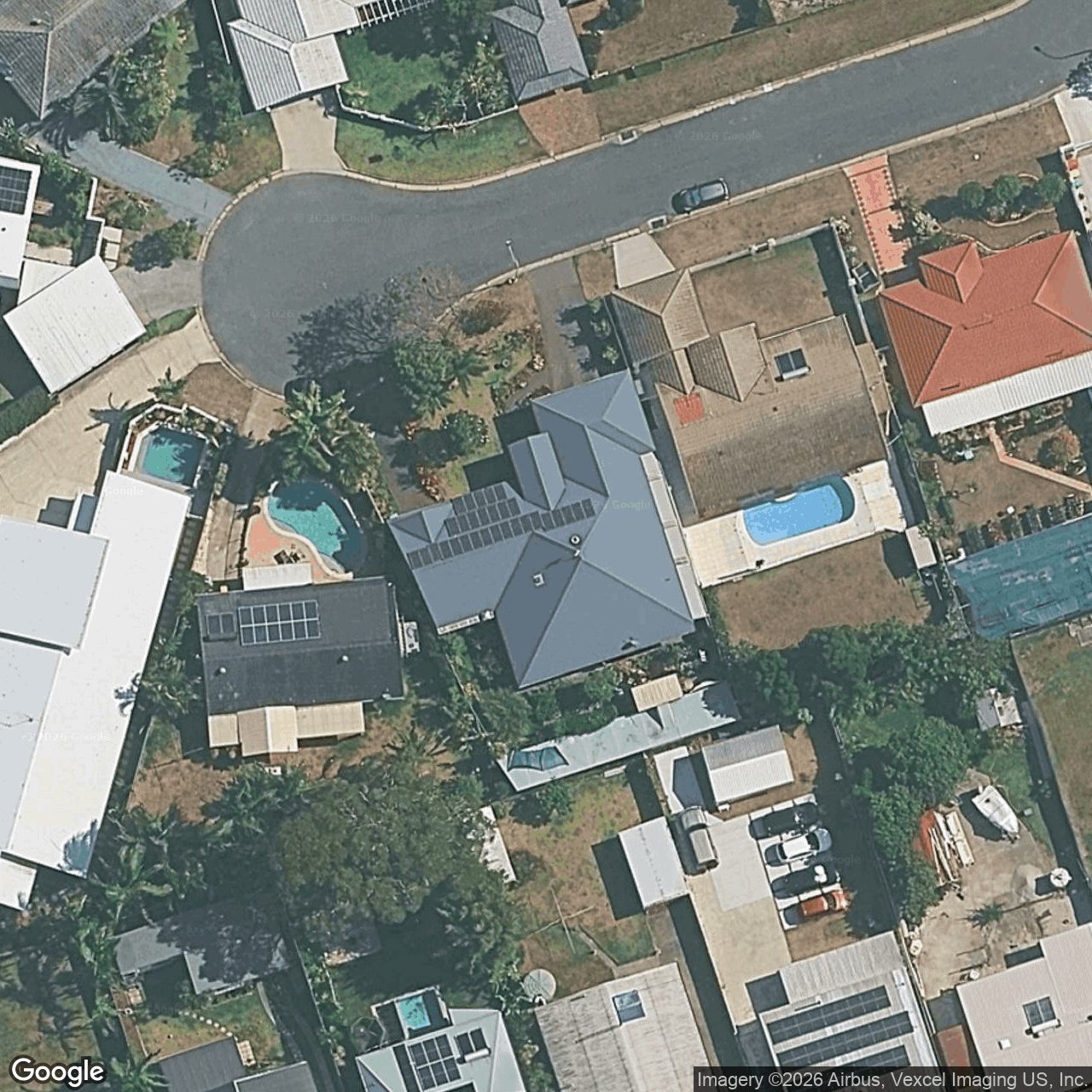 Aerial view of 24 Babbler Court, Burleigh Waters QLD 4220