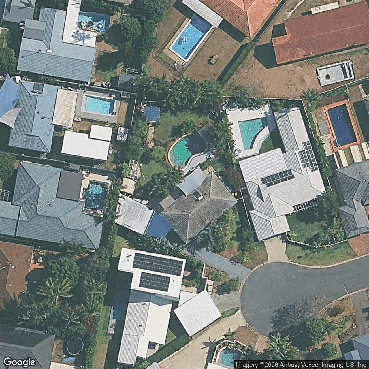 Aerial view of 13 Babbler Court, Burleigh Waters QLD 4220